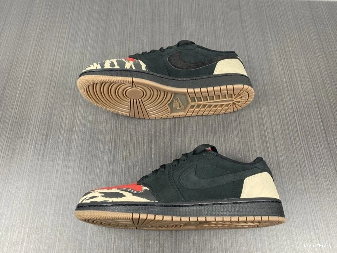 Kicktheory SoleFly x Air Jordan DN3400-001 1 Low Carnivore 0815